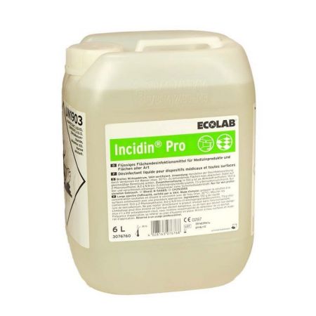 Detergent Dezinfectant Incidin Pro pentru unitati sanitare Ecolab 6l cu aviz biocid EcoLab